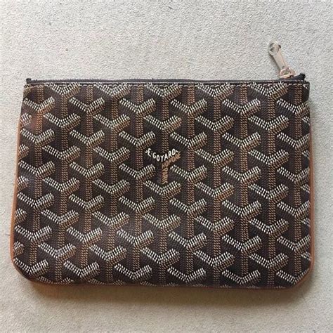 goyard senat clutch price|real real Goyard clutch.